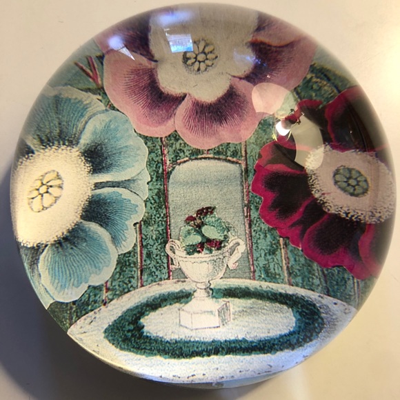 John Derian Other - John Derian decoupage domed glass paperweight
